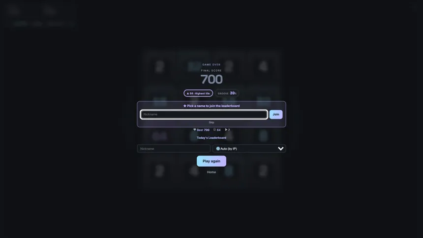 Скриншот 5 к игре Rythix 2048