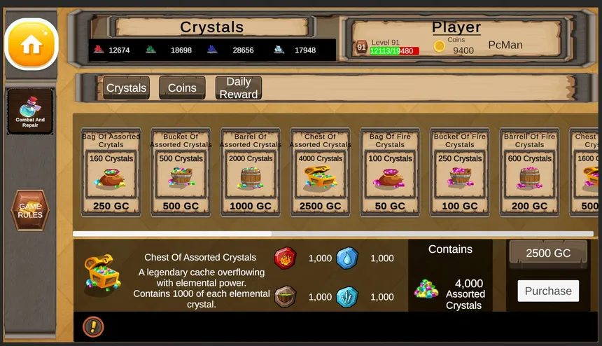 Скриншот 5 к игре Elemental Wizard