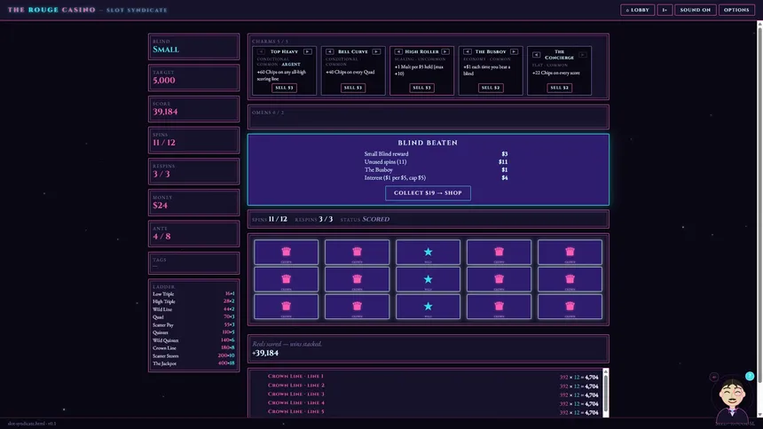 Скриншот 8 к игре The Rouge Casino