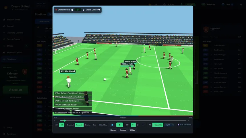 Скриншот 7 к игре Soccer Club Story