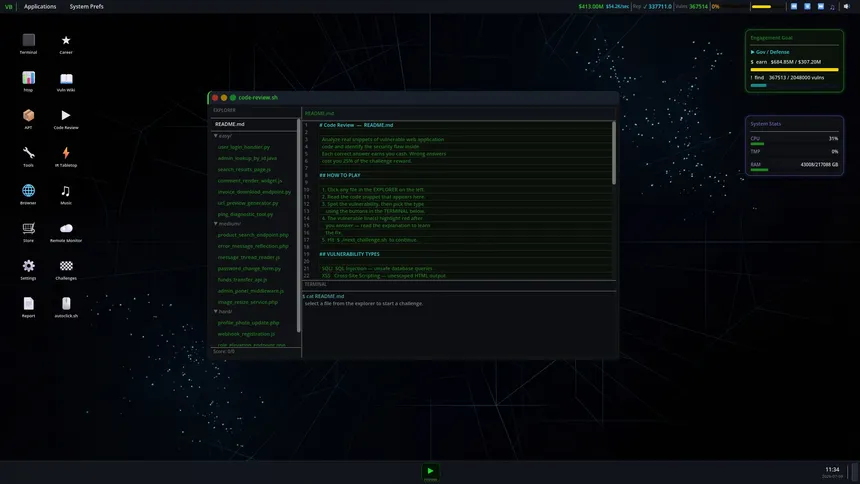 Скриншот 7 к игре Bug Bounty Hunter --Idle