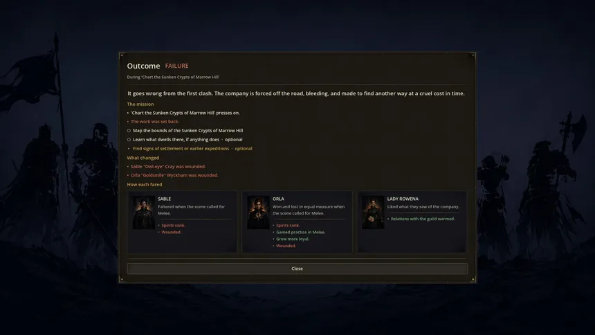 Скриншот 5 к игре Mercenary Guild Manager