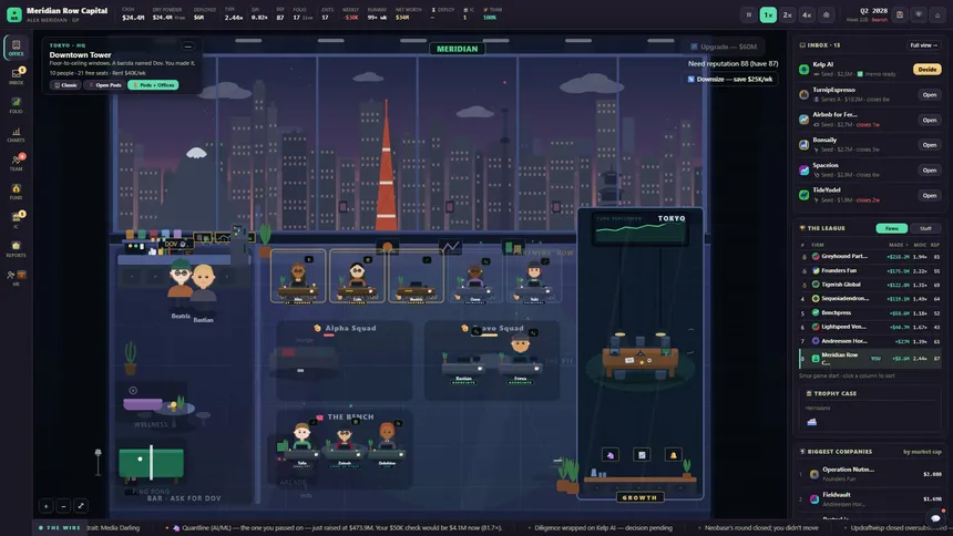 Скриншот 7 к игре Venture Capital Tycoon