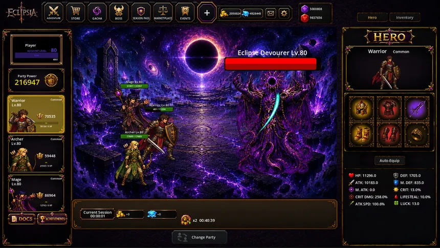 Скриншот 5 к игре Eclipsia