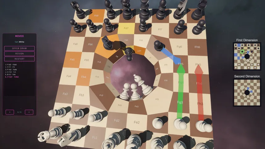 Скриншот 5 к игре Catenoid - Wormhole Chess