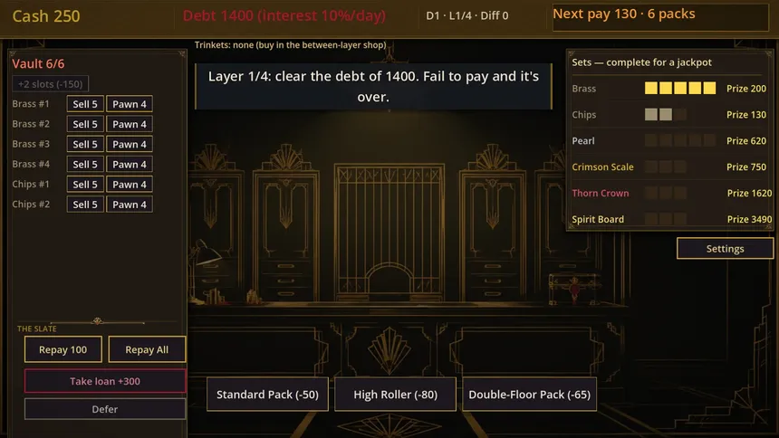 Скриншот 6 к игре PAY THE HOUSE: долги и карточки