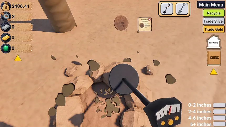 Скриншот 5 к игре Dirt Fishing: Metal Detecting Simulator