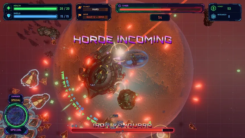 Скриншот 5 к игре Neon Armada - Solar Storm