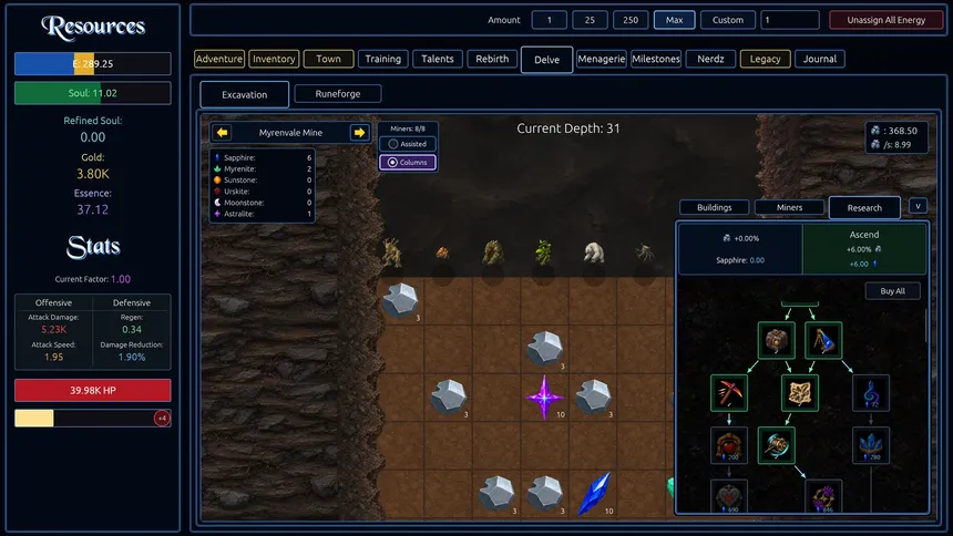 Скриншот 7 к игре Myrenvale Idle