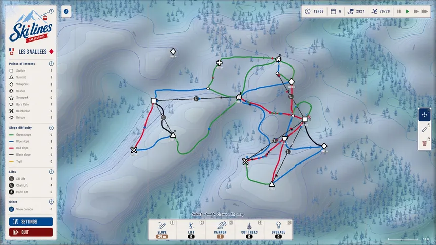Скриншот 7 к игре Ski Lines: Карта трасс
