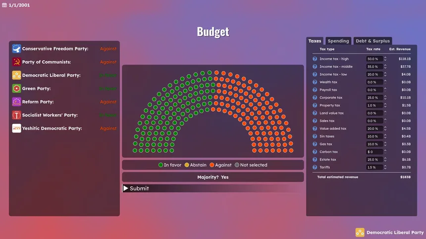 Скриншот 5 к игре Democracy Simulator