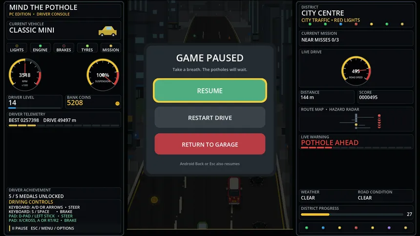 Скриншот 5 к игре Mind The Pothole