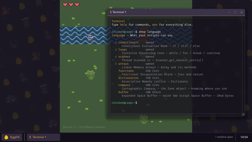 Скриншот 6 к игре ChickenScratch: Cluck & Code
