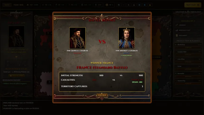 Скриншот 5 к игре Crowns of Medieval Europe