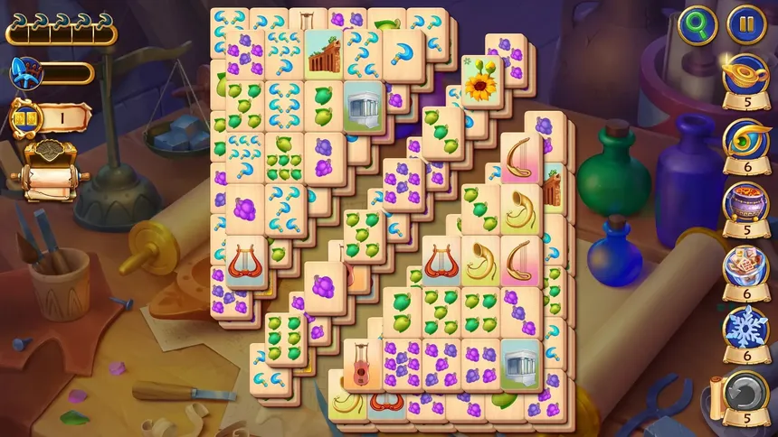 Скриншот 5 к игре Emperor of Mahjong: комбинируйте фишки и стройте свой город!
