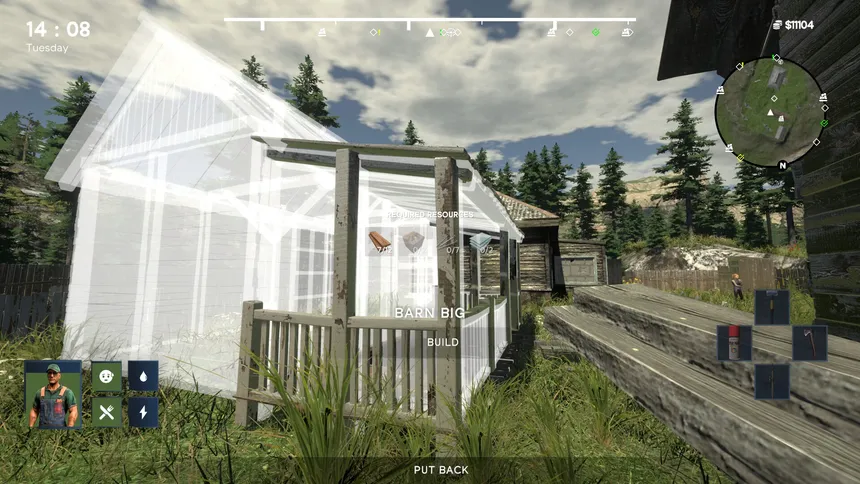 Скриншот 6 к игре Scandinavian Cottage Survival Simulator