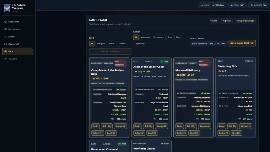 Скриншот 5 к игре Guild Management Simulator