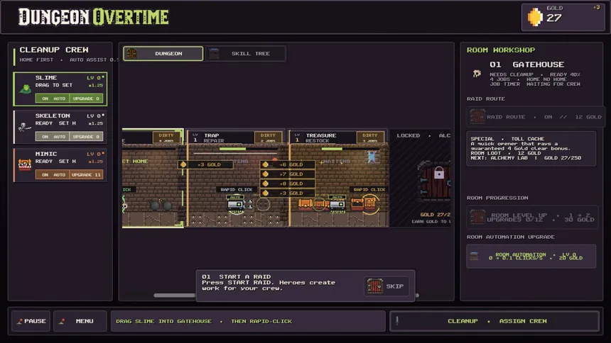 Скриншот 5 к игре Dungeon Overtime