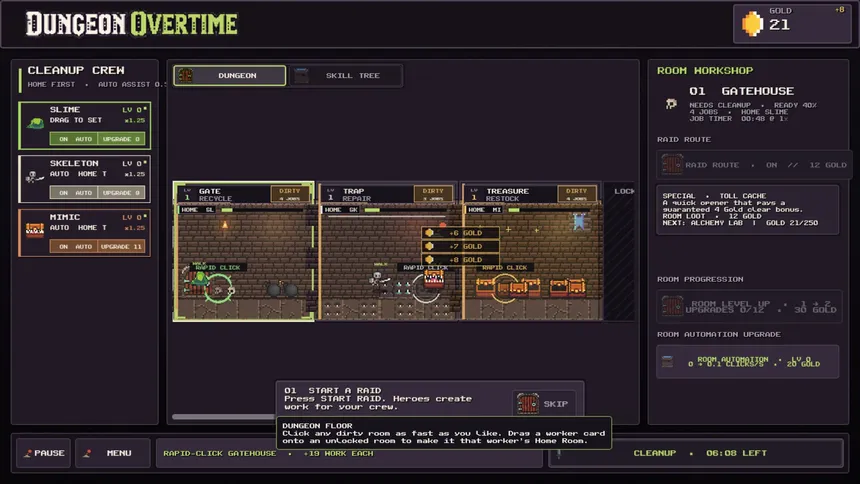 Скриншот 6 к игре Dungeon Overtime