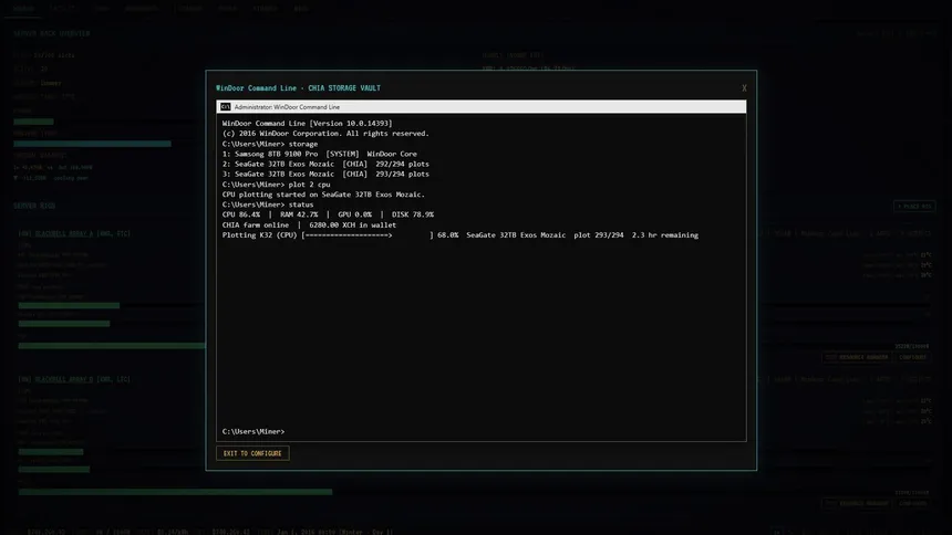 Скриншот 6 к игре Garaged Crypto Miner