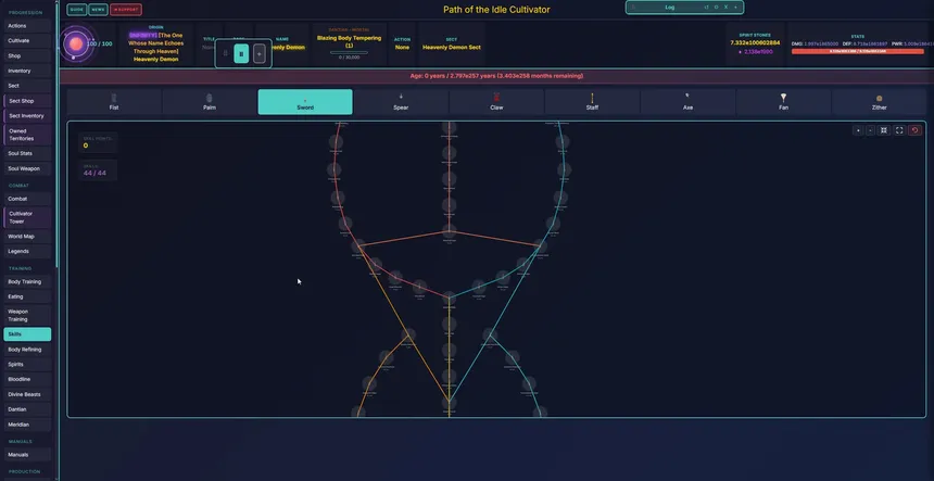 Скриншот 6 к игре Path of the idle cultivator