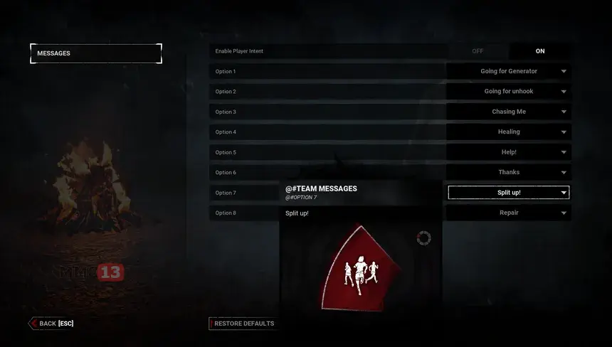 Dead by Daylight получит колесо быстрых сообщений для координации выживших