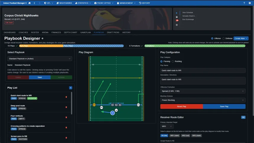 Скриншот 8 к игре Indoor Football Manager 2