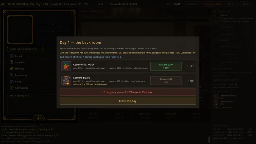 Скриншот 5 к игре Auction Simulator