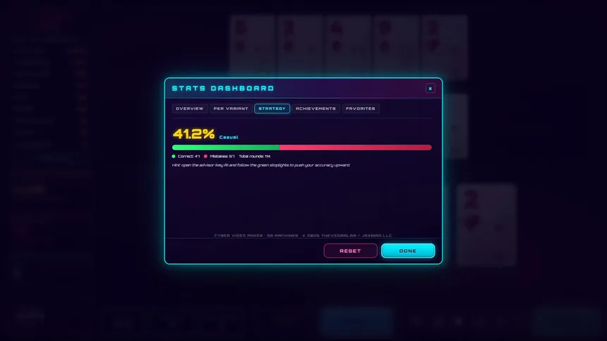 Скриншот 7 к игре Cyber Video Poker