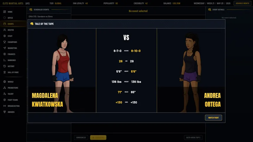 Скриншот 7 к игре MMA Sim King