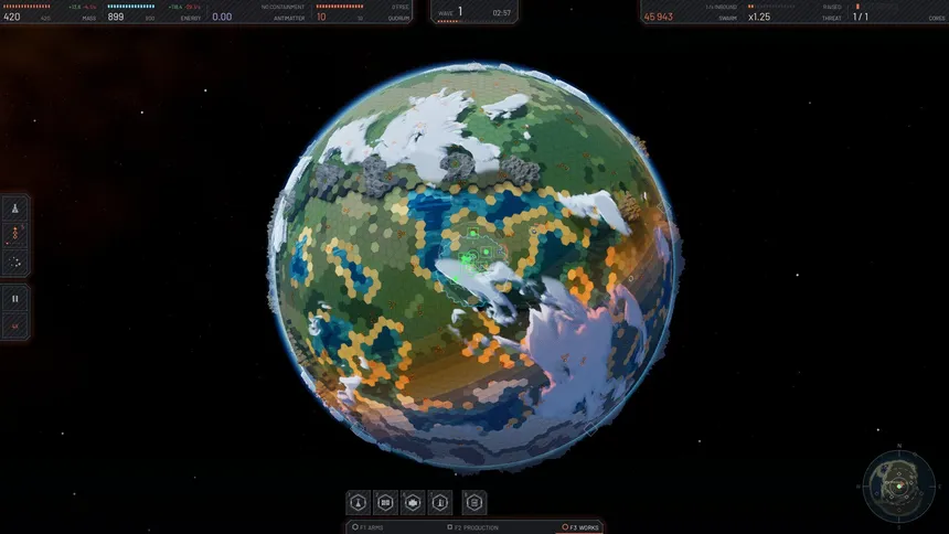 Скриншот 6 к игре Hexfall: Planetary Defense