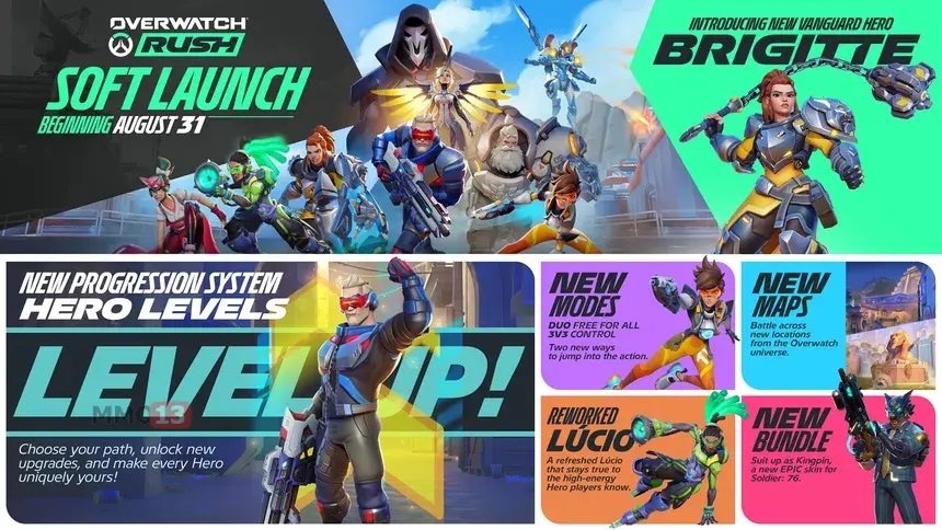 Blizzard объявила дату мягкого запуска мобильного шутера Overwatch Rush