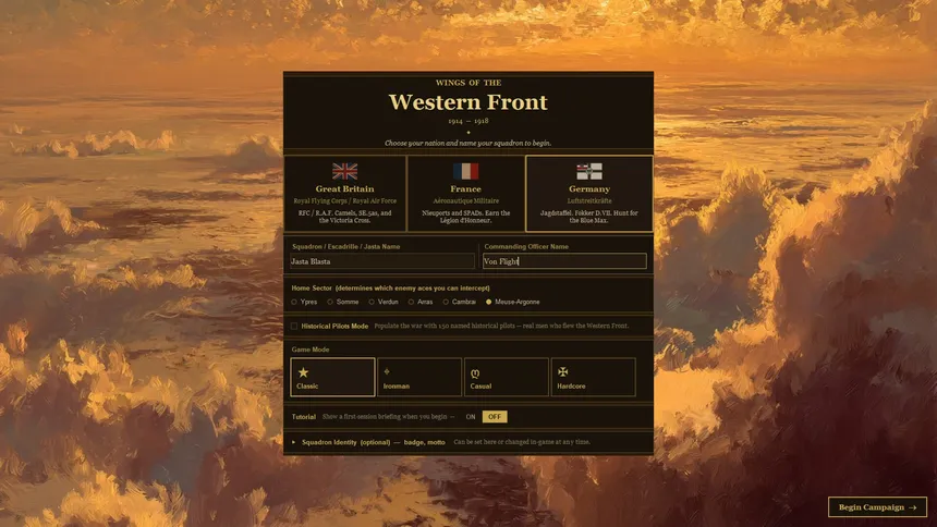 Скриншот 8 к игре Wings of the Western Front