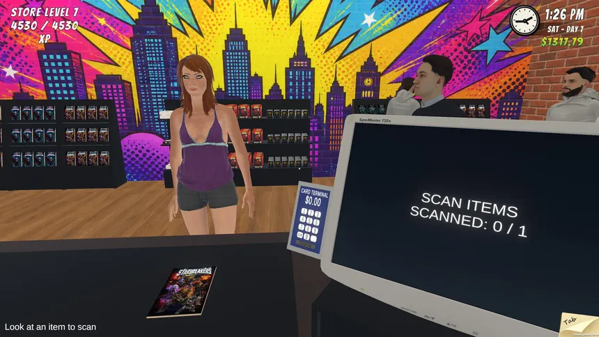 Скриншот 7 к игре Comic Shop Tycoon