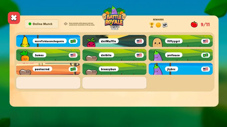 Скриншот 5 к игре Veggie Stack Battle Royale