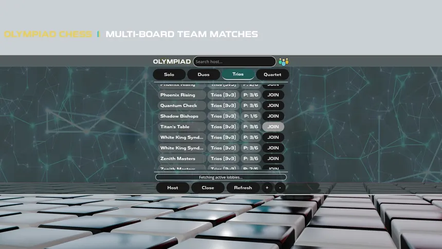 Скриншот 7 к игре Enkhbayar's Olympiad Chess: Multi-Board Team Matches