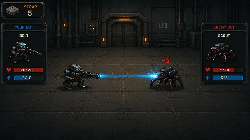 Скриншот 5 к игре Battle Bots Auto Battler