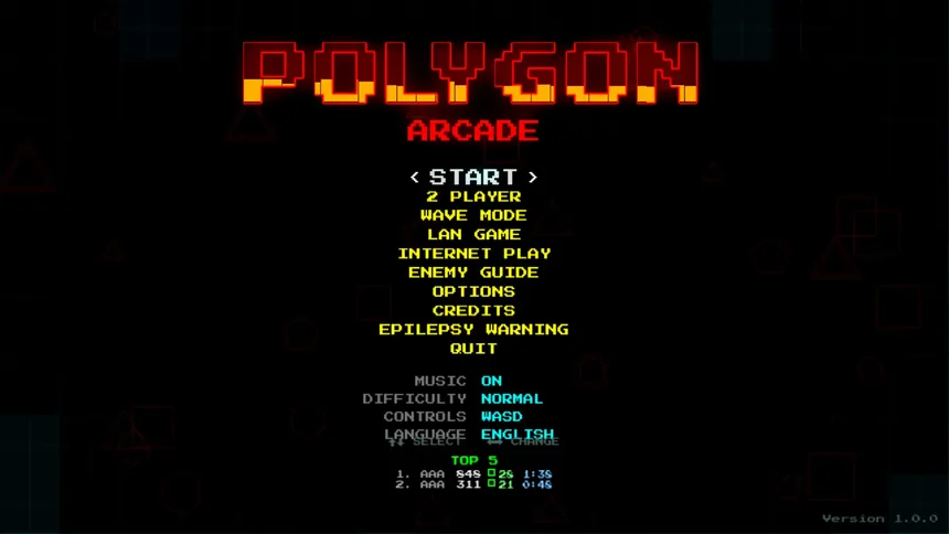 Скриншот 5 к игре Polygon Arcade