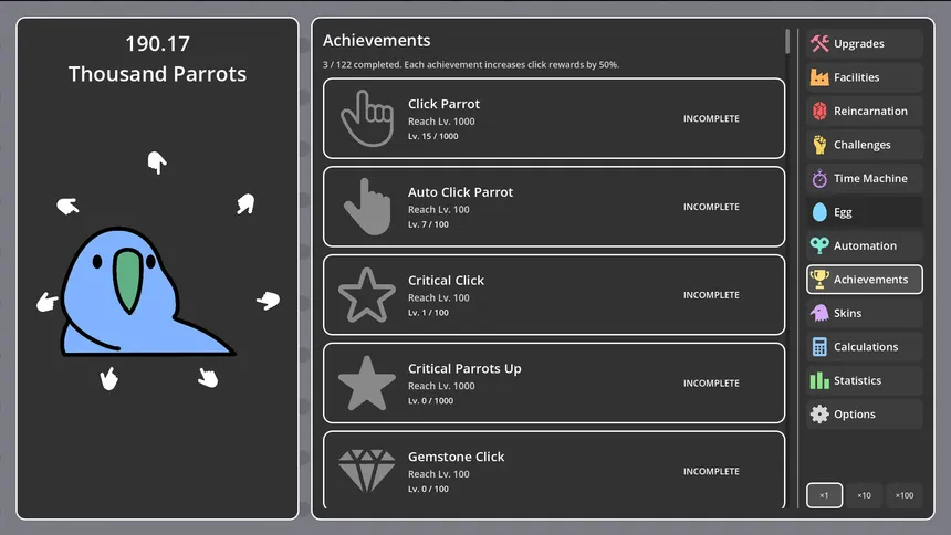 Скриншот 5 к игре PARROT CLICKER