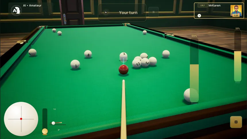 Скриншот 5 к игре LUPKAR - World of Billiards
