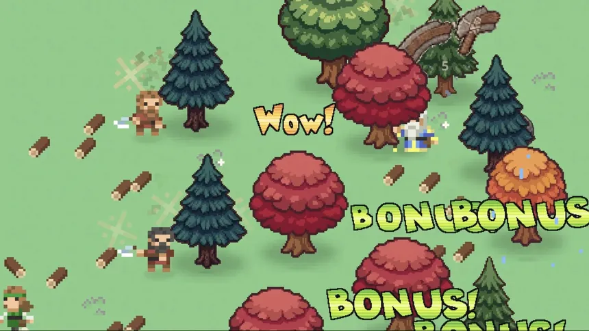 Скриншот 5 к игре TIMBER! Idle Village Builder