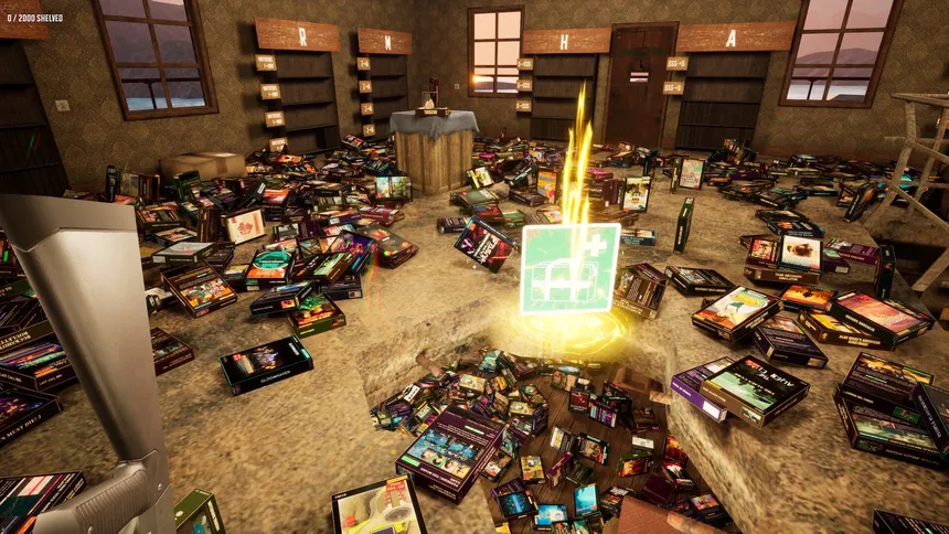 Скриншот 7 к игре Game Shelver 99: I must organize my Steam Library and defend it against pirates with a shotgun