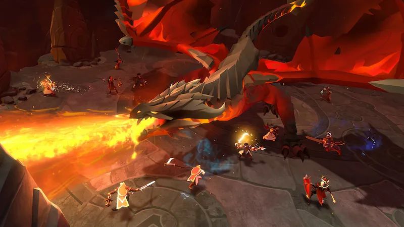 Обновление «Пламя драконов» для MMORPG Albion Online добавило драконов и регион «Древние земли»