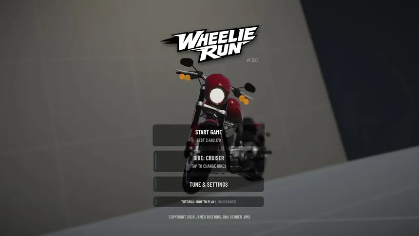 Скриншот 6 к игре Wheelie Run