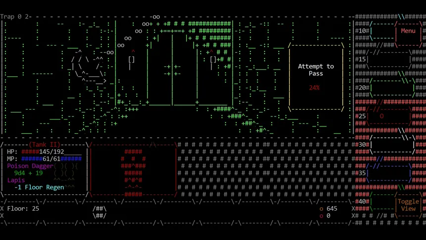 Скриншот 6 к игре ASCII Dungeon Crawl