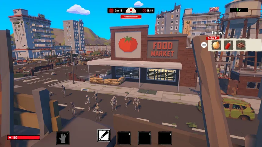 Скриншот 6 к игре Zombie Wrap Simulator: Grill the Dead