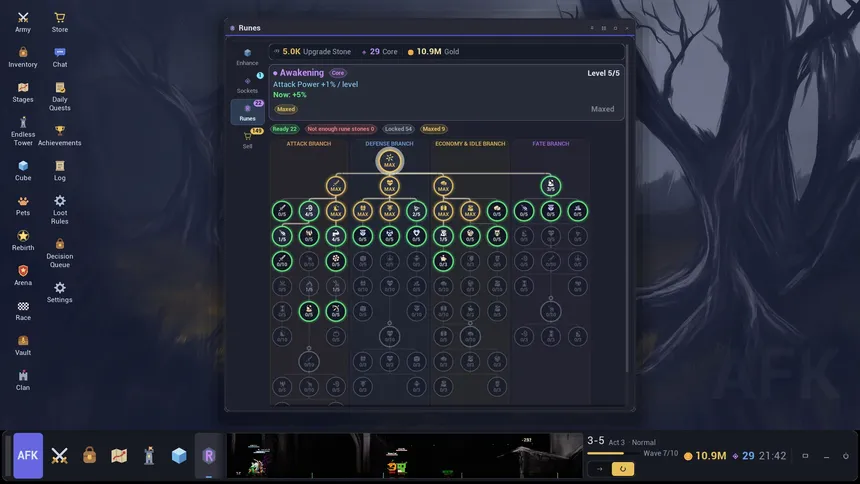 Скриншот 5 к игре AFK - Army For Keyboard
