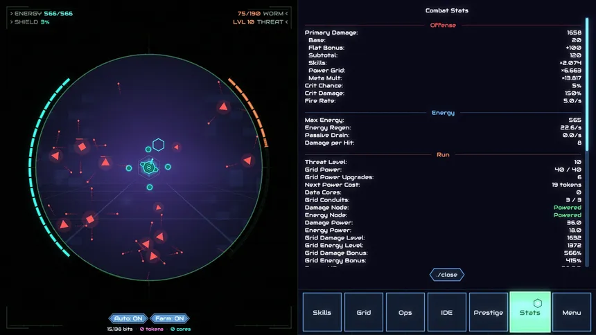 Скриншот 5 к игре Hex Core Idle