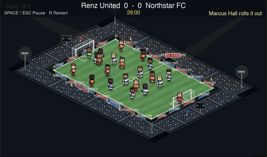 Скриншот 7 к игре Renz Soccer Sim