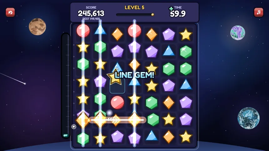Скриншот 6 к игре DOPA-MATCH3: Cosmic Journey